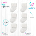 Set 6 pares de medias Carter´s / 0- 6 meses