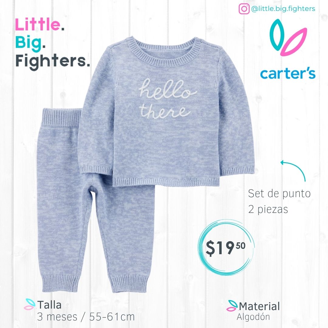 Set 2 piezas Carter´s  / 3 meses