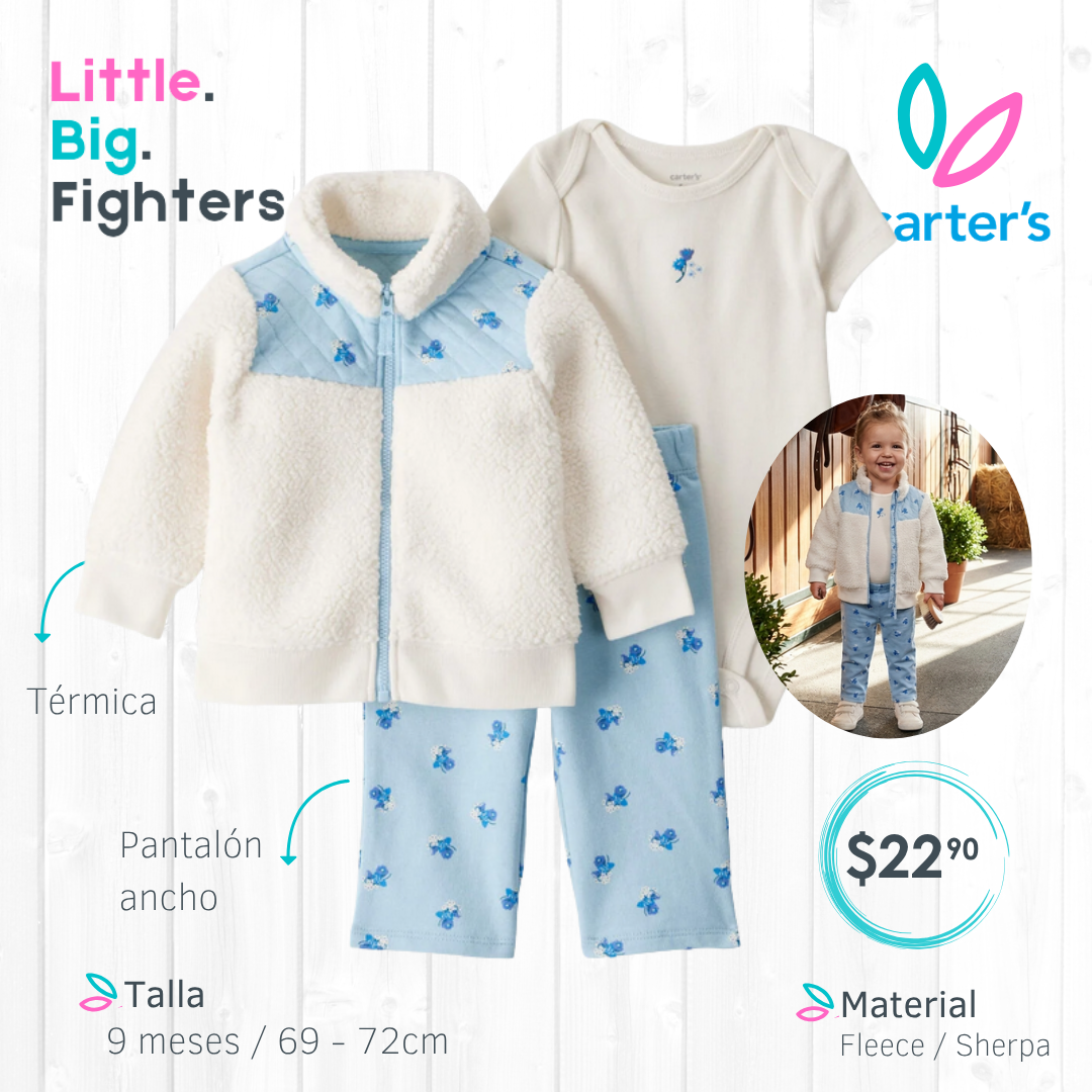 Set 3 piezas Carter's / 9 meses