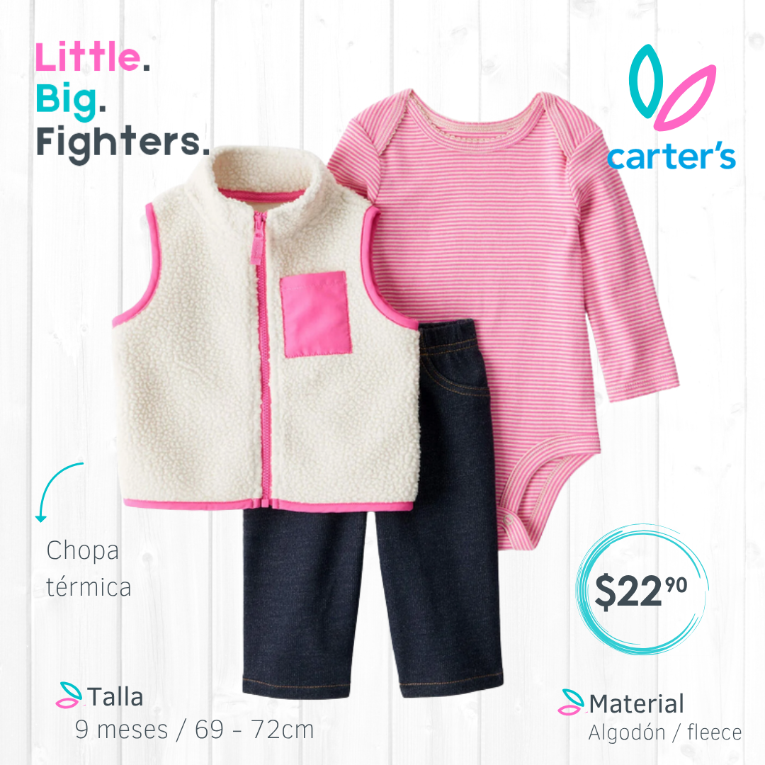 Set 3 piezas Carter's / 9 meses