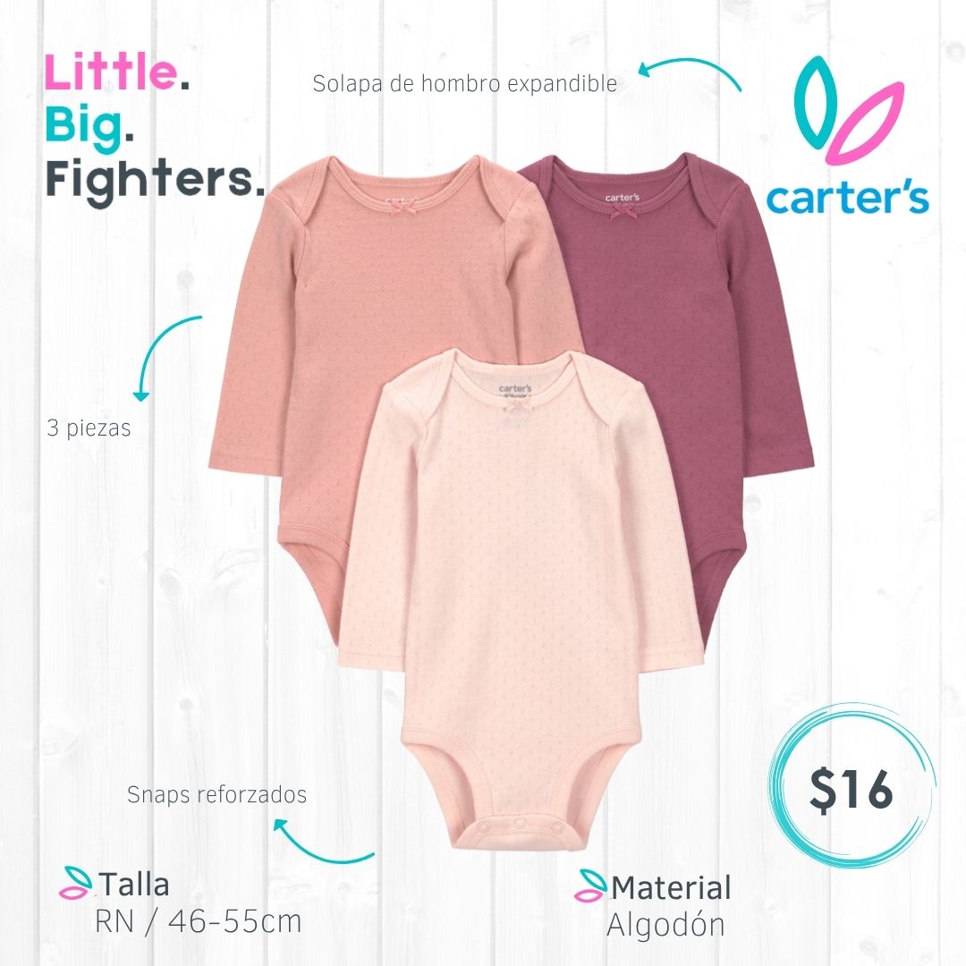 Set 3 bodies Carter's / Recién Nacida