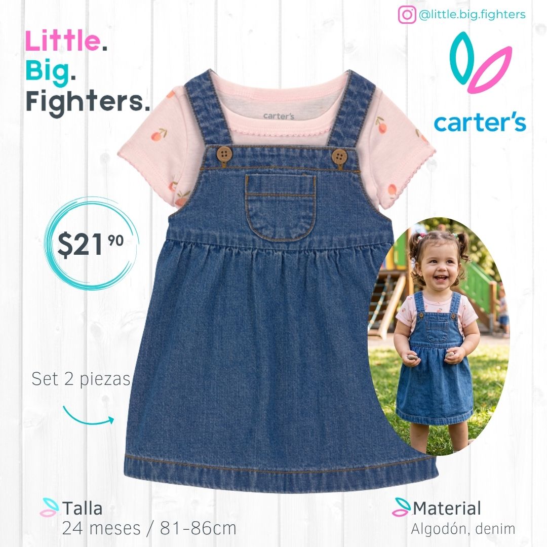 Vestido 2 piezas Carter´s / 24 meses