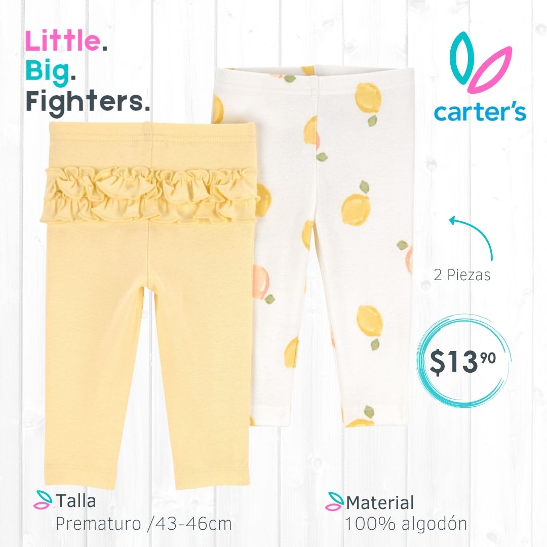 Set 2 pantalones Carter´s / Prematuro