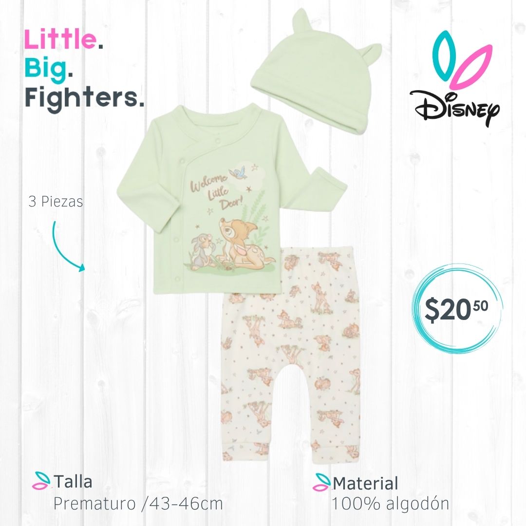 Set 3 piezas Disney / Prematuro
