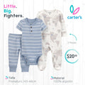 Set 3 piezas Carter's / Prematuro