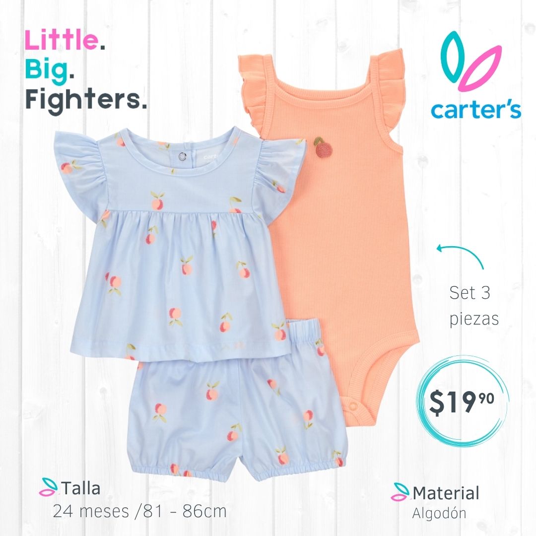 Set 3 piezas Carter´s / 24 meses