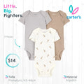 Set 3 boidies Carter´s / Prematuro