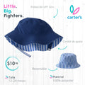 Gorro con protección UPF Carter´s / 12-24 meses