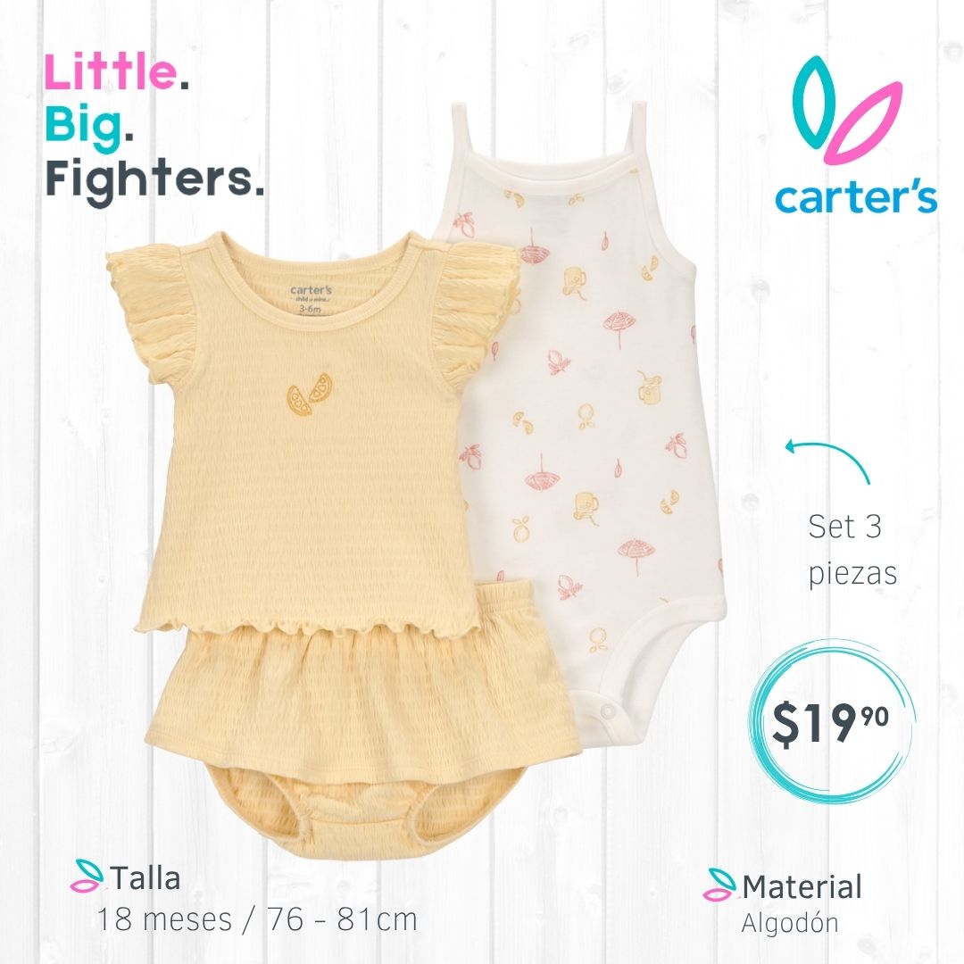 Set 3 piezas Carter´s / 18 meses