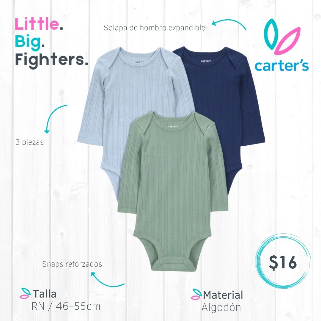 Set 3 bodies Carter's / Recién Nacido