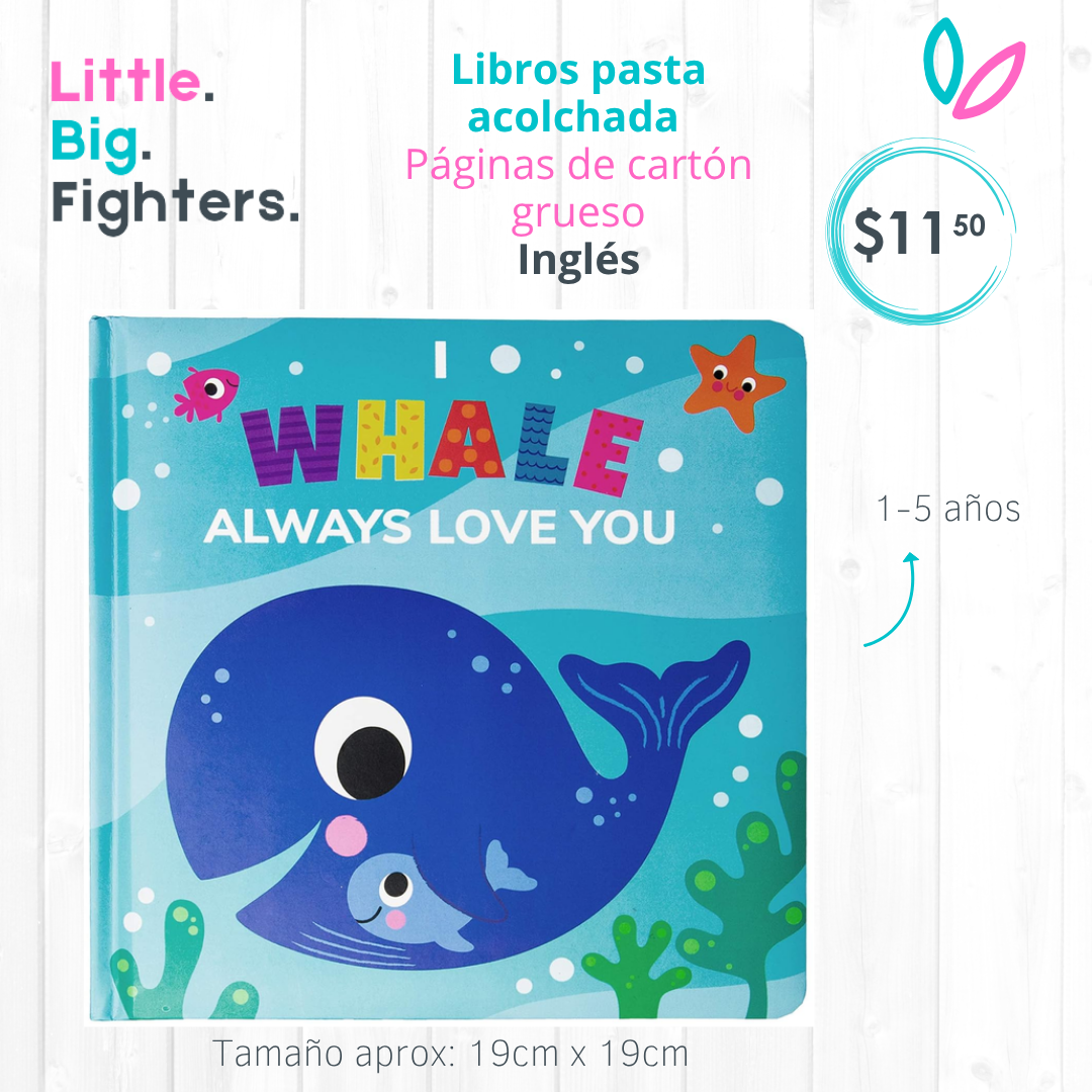 Libro para Estimulación de Idiomas (Inglés) Whale
