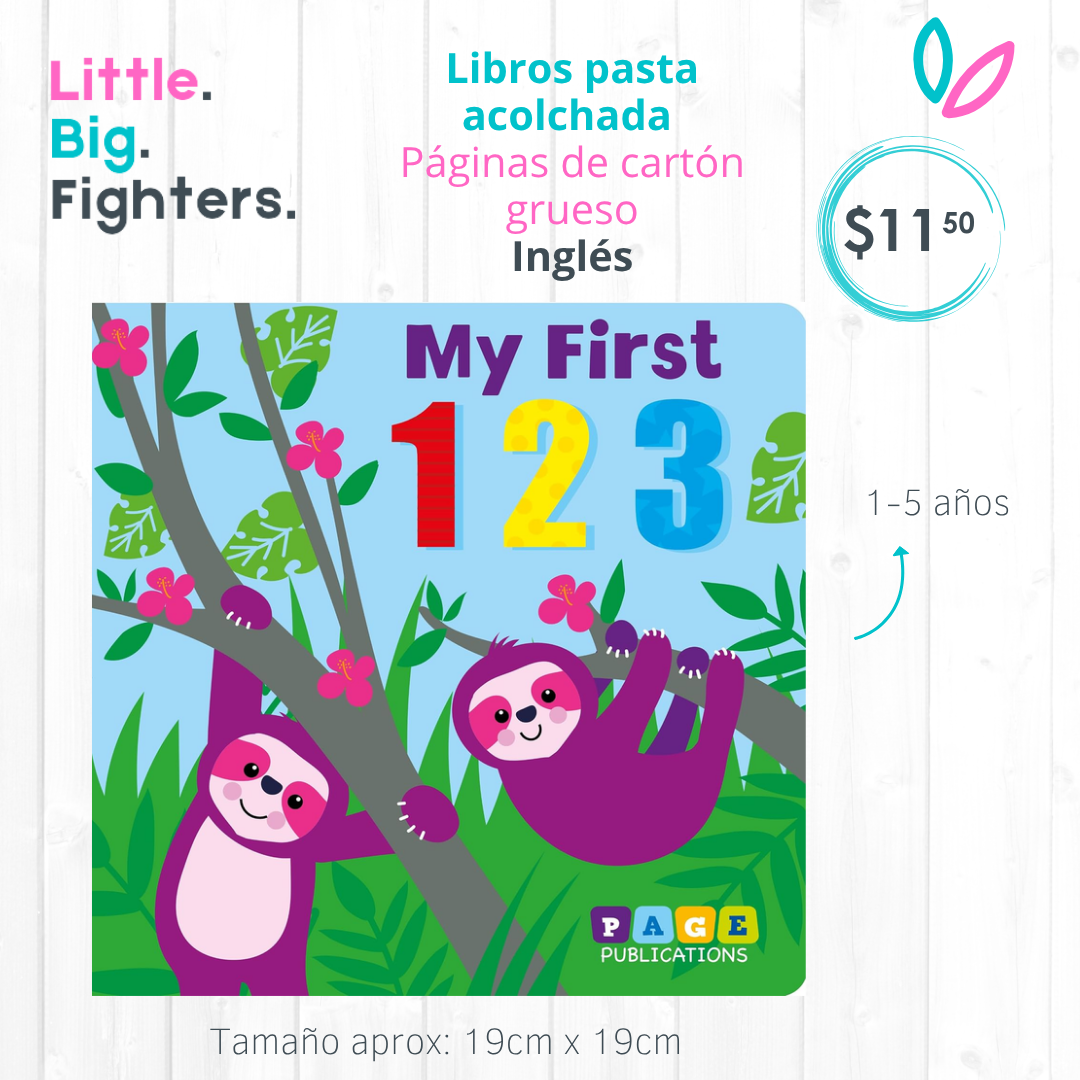 Libro para Estimulación de Idiomas (Inglés) First 1,2,3