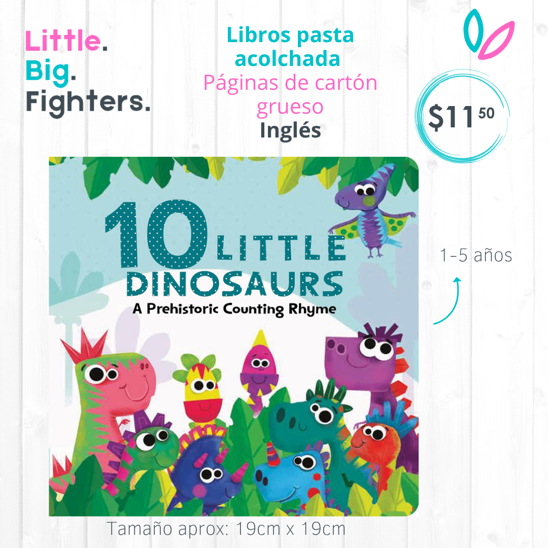 Libro para Estimulación de Idiomas (Inglés) 10 Dinos