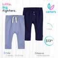 Set 2 pantalones Carters / 3 meses