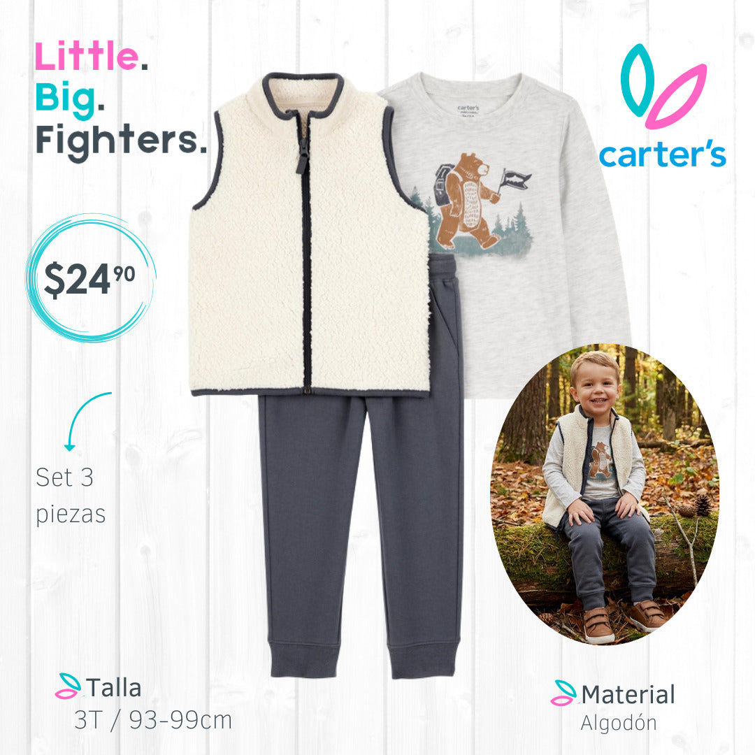 Set 3 piezas Carters / 3T