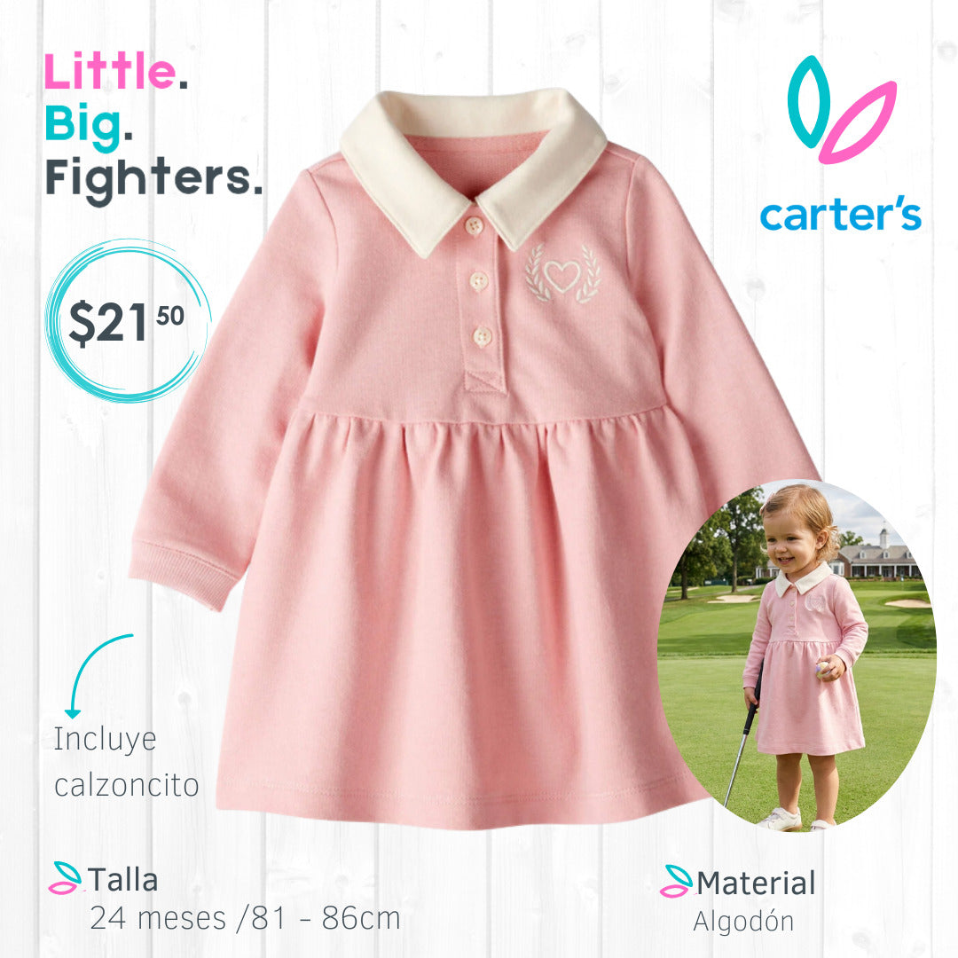 Vestido piezas Carters / 24 meses