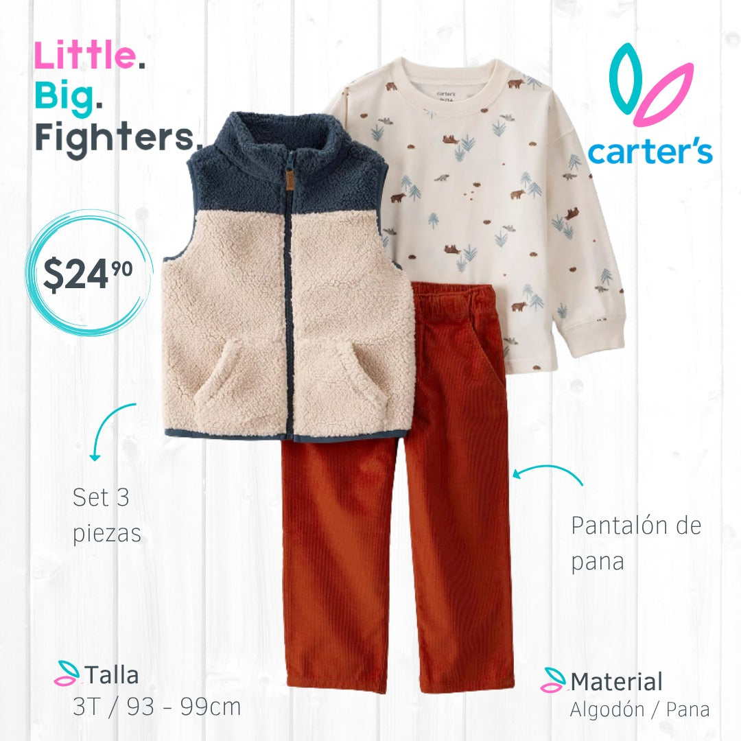 Set 3 piezas Carters / 3T