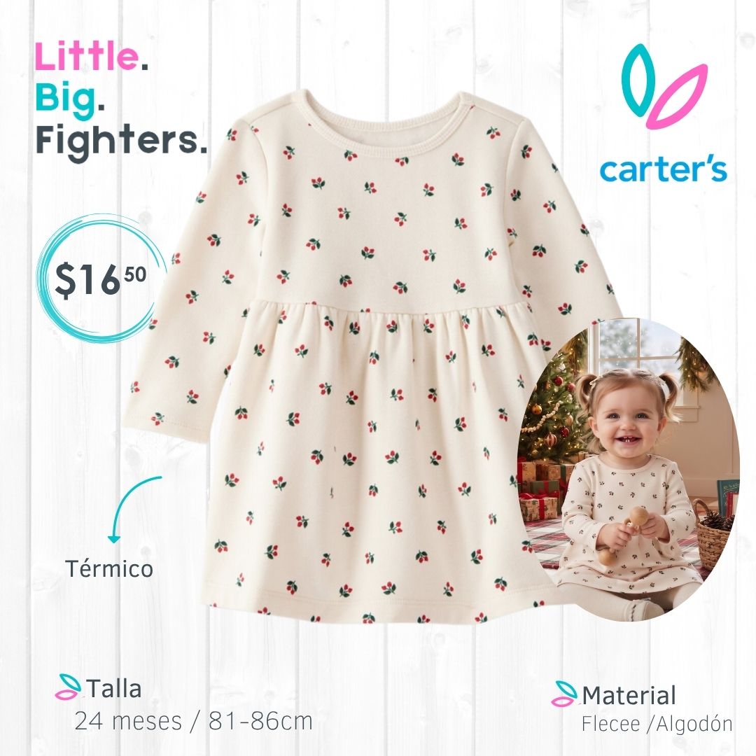 Vestido Térmico Carter´s / 24 meses