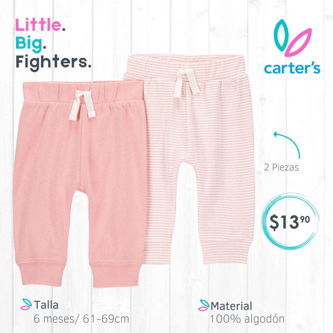 Set 2 pantalones Carters / 6 meses
