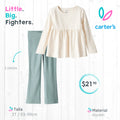Set 2 piezas Carters / 3T