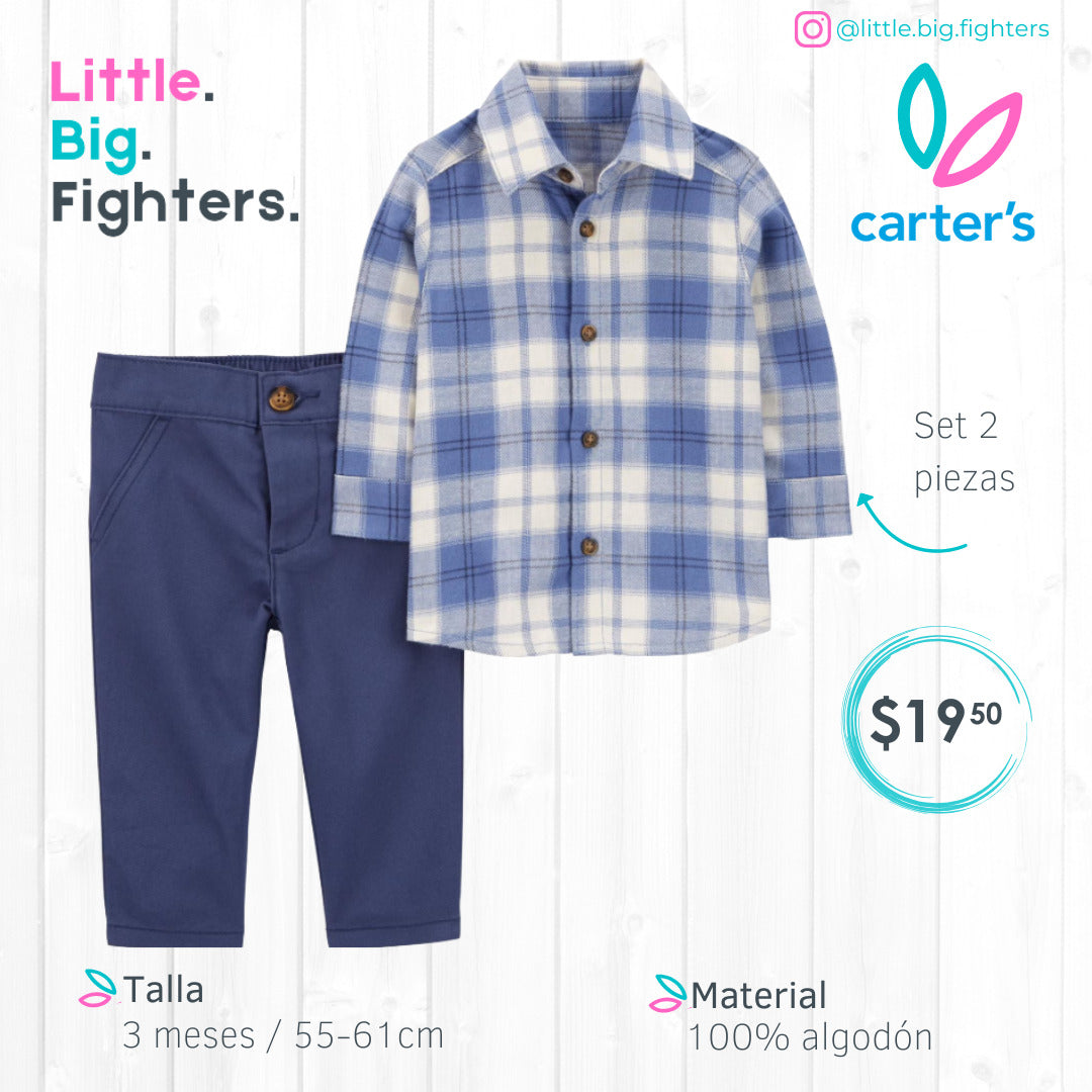 Set 2 piezas Carters /  3 meses