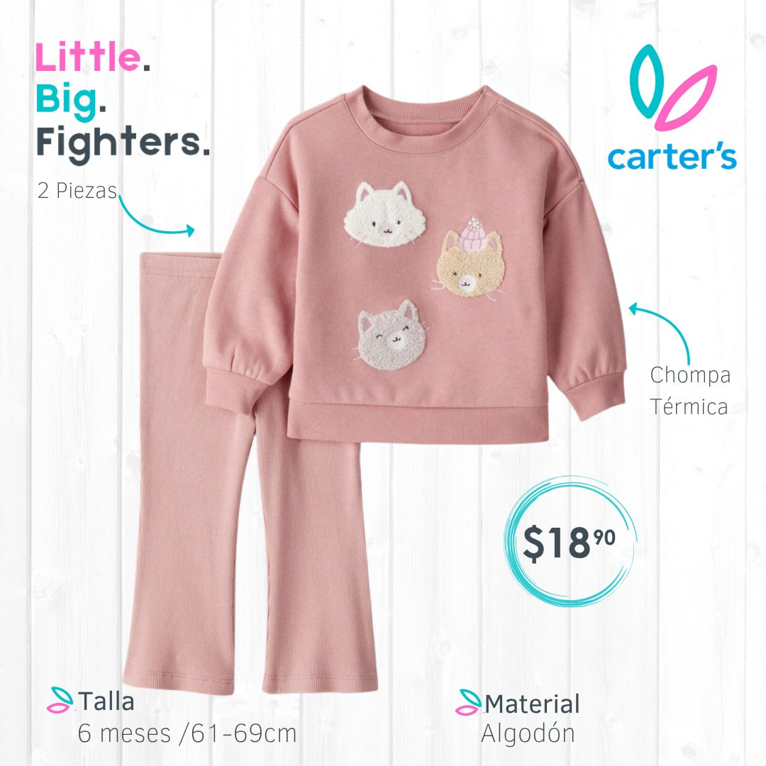 Set 2 piezas Carters / 6 meses