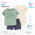 Set 3 piezas Carters / 6 meses