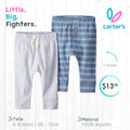 Set 2 pantalones Carters / 6-9 meses