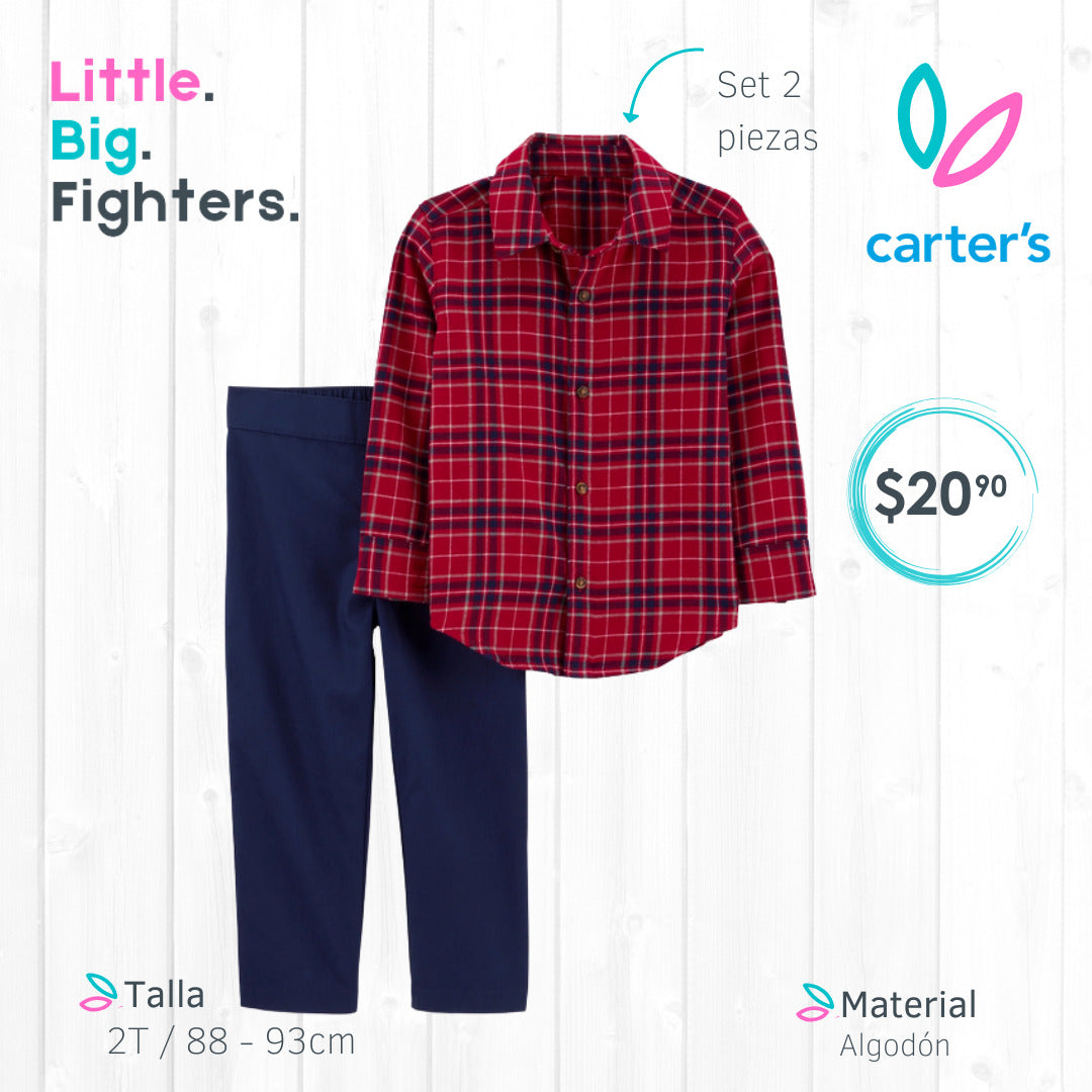 Set 2 piezas Carters / 2T