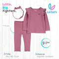Set 3 piezas Carters / Recién Nacida