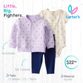 Set 3 piezas Carters / 12 meses