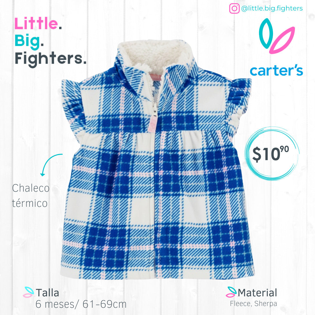 Chaleco Térmico Carters  / T: 6 meses