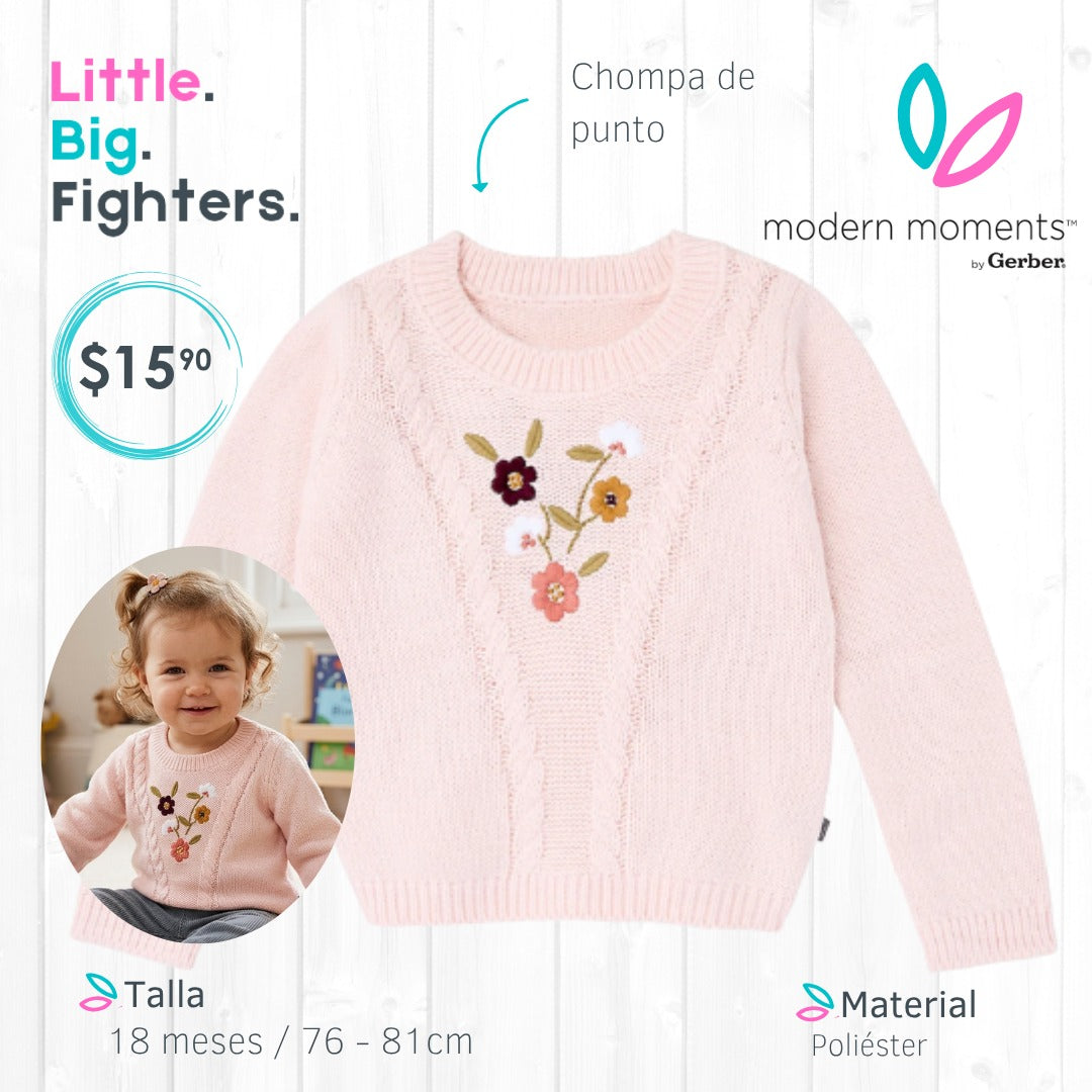 Chompa Modern Moments / T: 18 meses