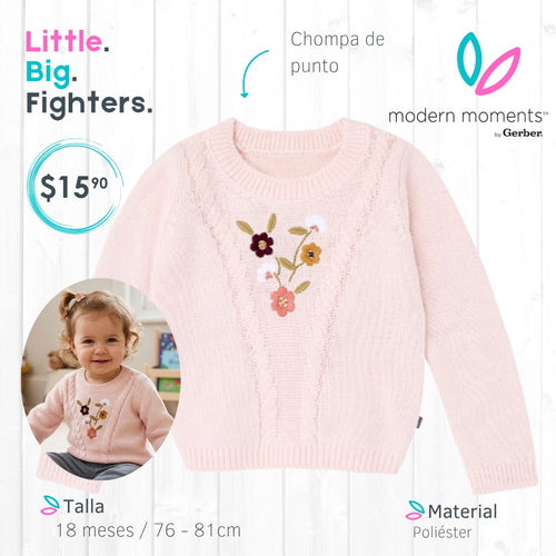 Chompa Modern Moments / T: 18 meses