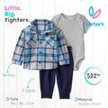 Set 3 piezas Carters/ RN