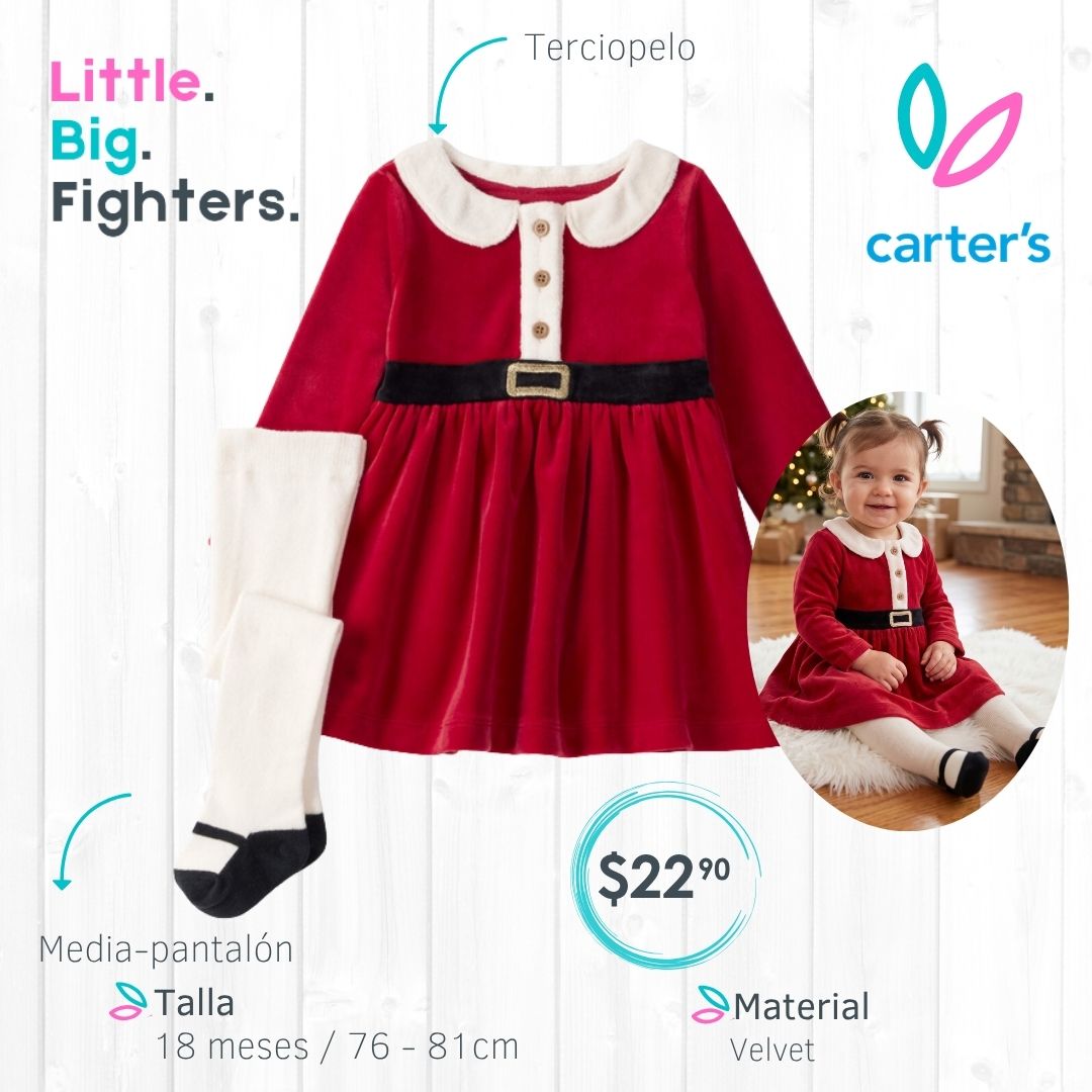 Vestido 2 piezas Carter´s / 18 meses