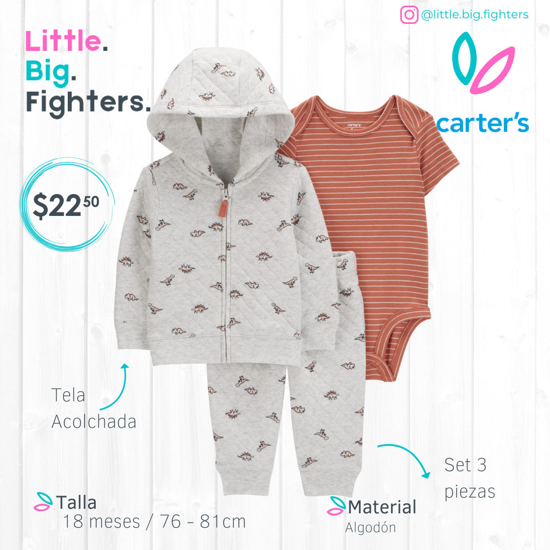 Set 3 piezas Carters / 18 meses