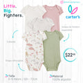 Set 5 bodies Carters / 9 meses