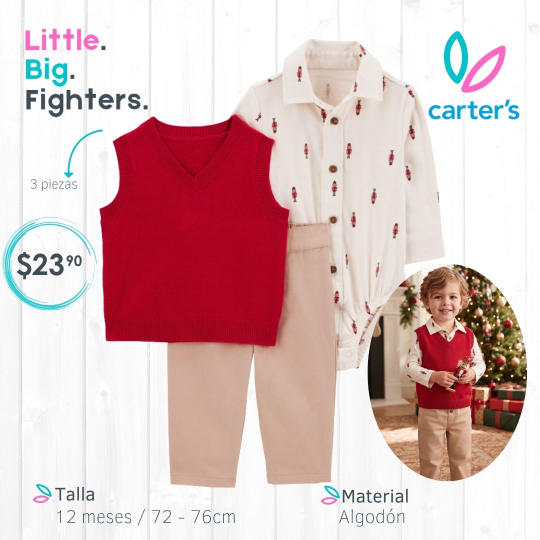 Set 3 piezas Carter´s / 12 meses