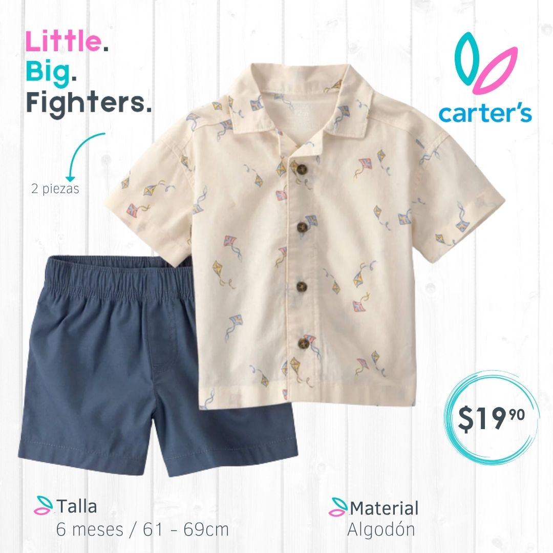 Set 2 piezas Carter's / 6 meses