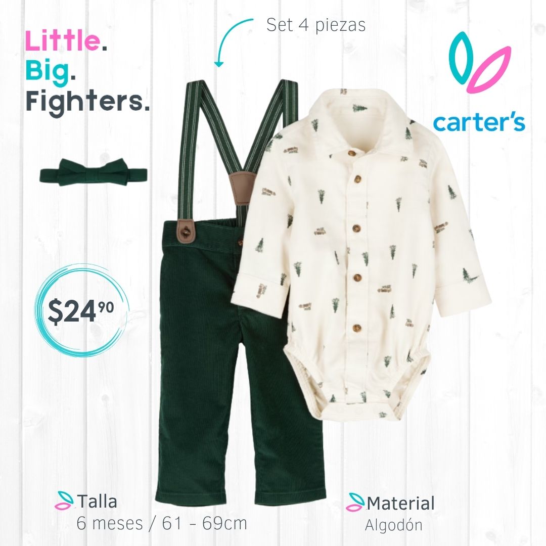 Set 4 piezas Carter´s / 6 meses