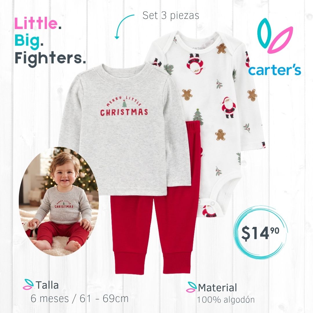 Set 3 piezas Carter´s / 6 meses