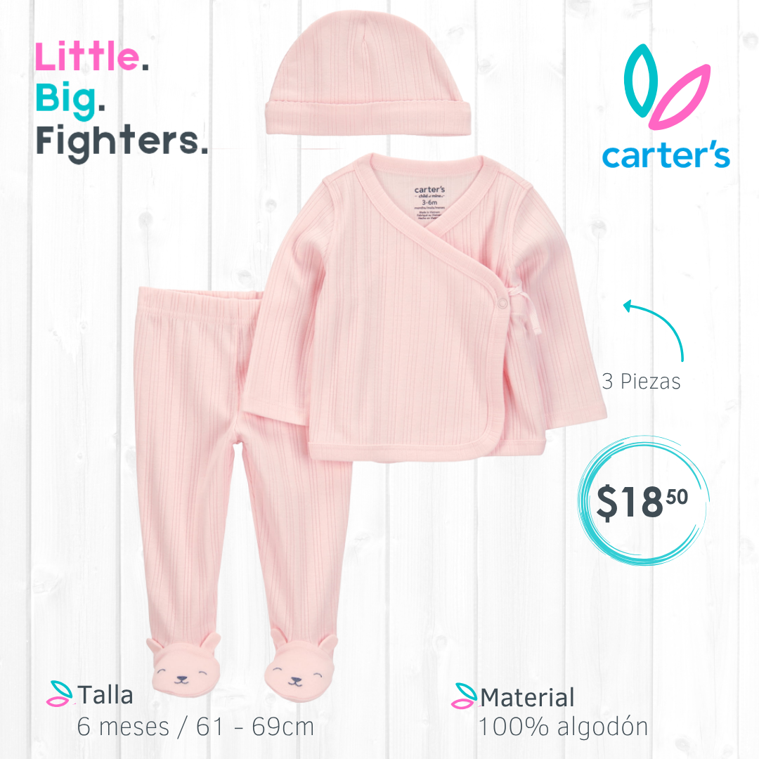 Set 3 piezas Carter's / 6 meses