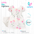 Vestido 2 piezas Carter's / 6 meses