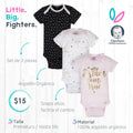 Set 3 Bodies Gerber / T: Prematuro hasta 5lb