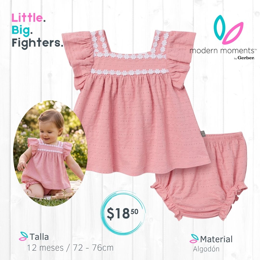 Set 2 piezas Modern Moments Gerber / 12 meses