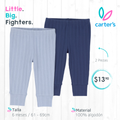 Set 2 pantalones Carter's / 6 meses