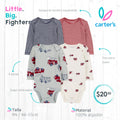 Set 4 bodies Carters  / Recién Nacido