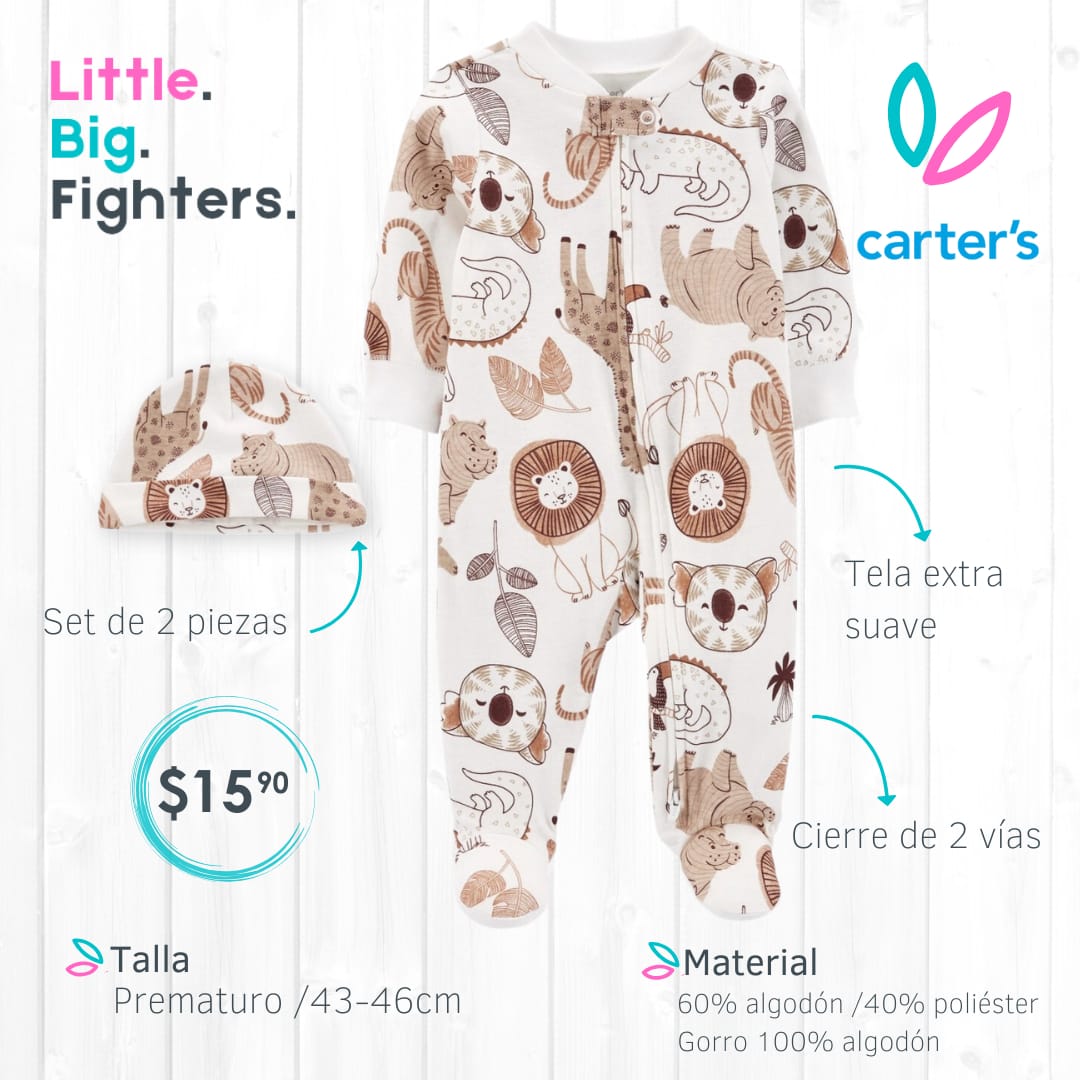 Set 2 piezas Carters / T: Prematuro
