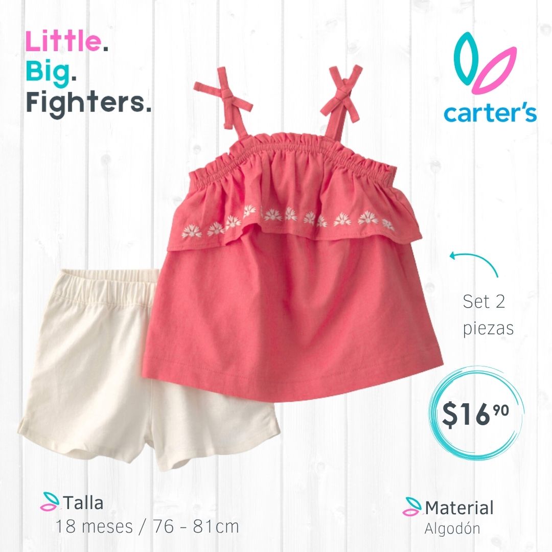 Set 2 piezas Carter´s / 18 meses